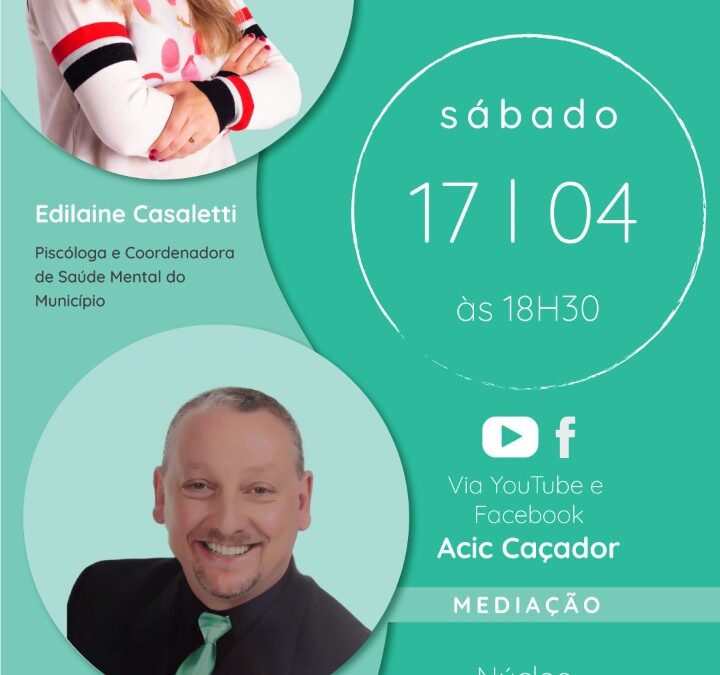 Live sobre saúde mental