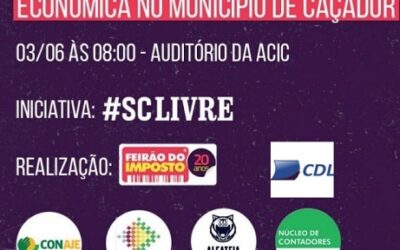 Lei de Liberdade Econômica será debatida na ACIC
