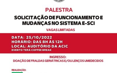 Evento na ACIC discute novo Sistema de gerenciamento dos processos de segurança contra incêndios