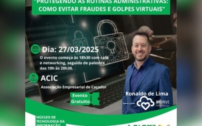 Núcleo de TI da Acic promove palestra sobre fraudes e golpes virtuais