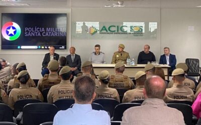 Realizada na ACIC solenidade de apresentação dos novos soldados da Polícia Militar de Caçador
