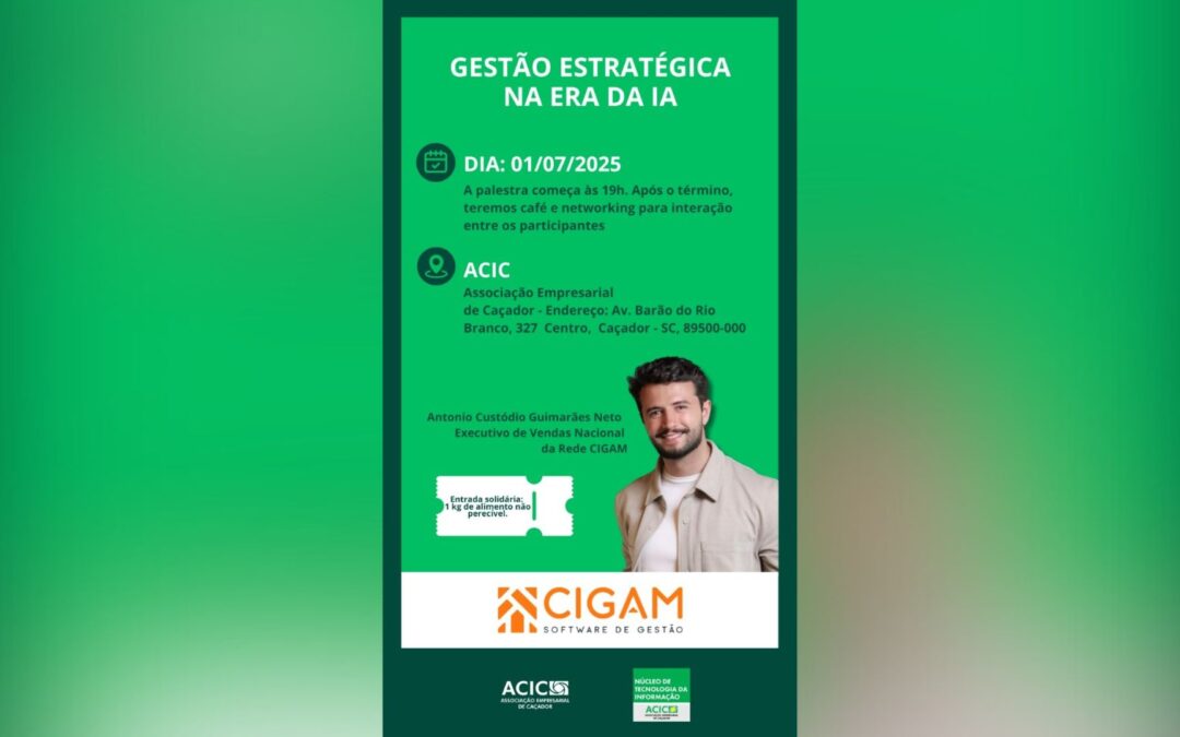 Inteligência Artificial nos negócios é tema de palestra gratuita