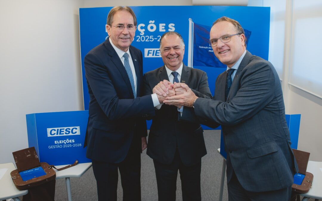 Com 100% dos votos, Gilberto Seleme é eleito presidente da FIESC