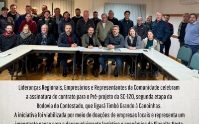 Rodovia do Contestado: Assinado contrato do pré-projeto da SC 120