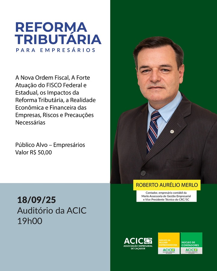 Núcleo de Contadores e Núcleo da Mulher Empreendedora promovem palestra