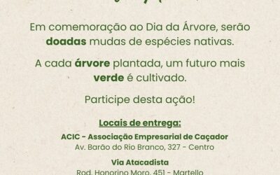 Núcleo de Meio Ambiente promove ação pelo Dia da Árvore
