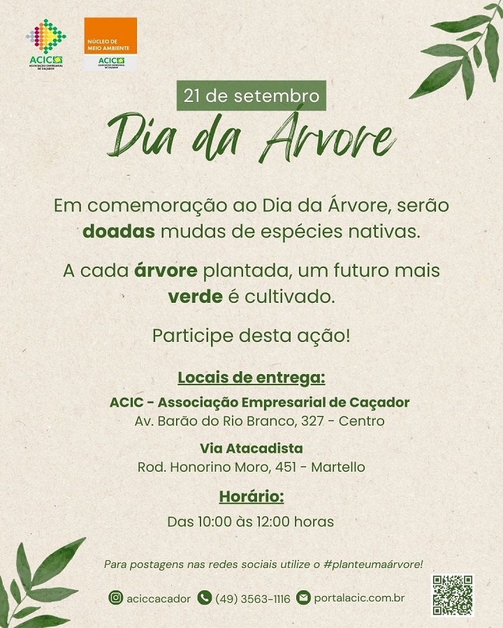 Núcleo de Meio Ambiente promove ação pelo Dia da Árvore