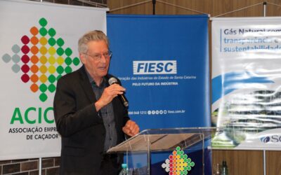 ACIC e FIESC fortalecem a interiorização do gás natural em evento realizado em Caçador, impulsionando avanços para a indústria e energia limpa