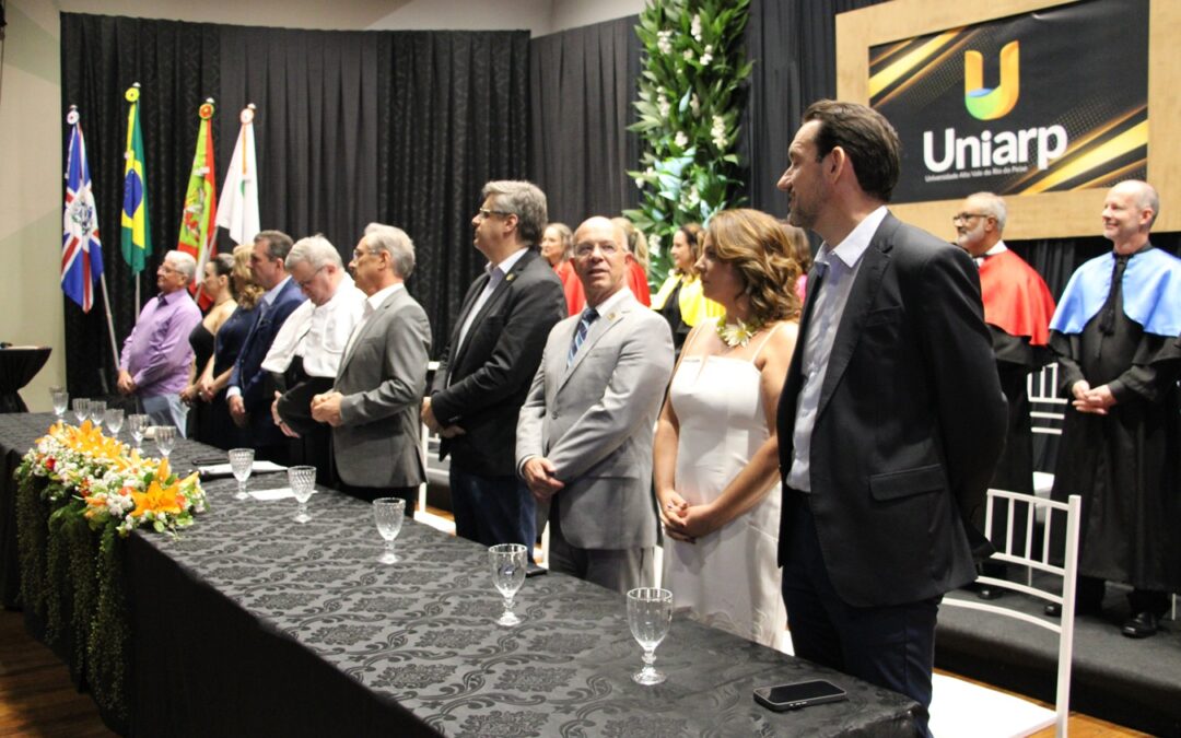 Presidente da ACIC prestigia posse da Diretoria Executiva, Conselhos e da Reitoria da UNIARP