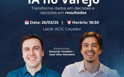 Núcleo de TI da ACIC promove palestra gratuita sobre IA no Varejo