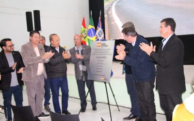 Presidente da ACIC prestigia inauguração da revitalização da rodovia SC-350