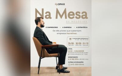Ophir Empresarial promove o evento “Na Mesa de Negócios” em Caçador