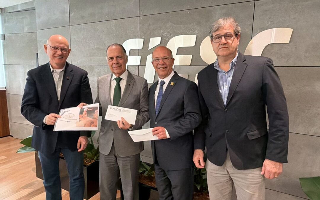 Durante encontro na FIESC, ACIC entrega ofícios em defesa do desenvolvimento regional